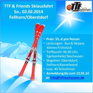 TTF & Friends Skiausfahrt 2013
